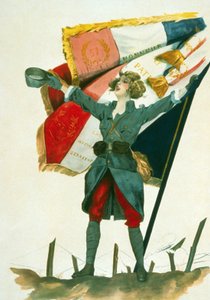 法国万岁，广告。1918. 作者 法语学校