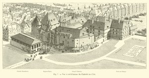 1750年鸟瞰Chatelet 作者 法语学校