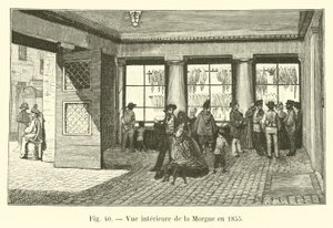 1855年太平间的内部视图 作者 French School