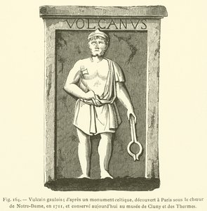 Vulcain gaulois (engraving) 作者 法语学校