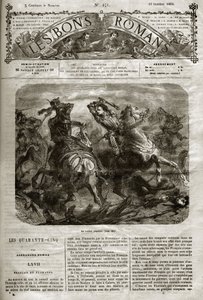 宗教战争--《四十五人》--法国和佛兰德人--亨利-德-乔伊斯（1563-1608）的奇特战役--1864年的优秀小说--大仲马-佩尔--的作品。 作者 法语学校