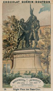Washington，1732-1799，Lafayette，1757-1834，Independance，United States of America，Erigee Place美国 作者 法语学校