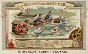 Washtub race (chromolitho) 作者 法语学校