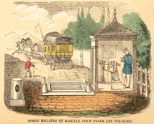 Weights and measures (coloured engraving) 作者 法语学校
