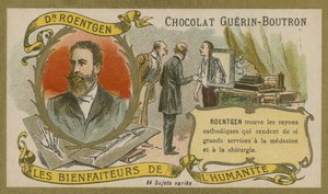 德国物理学家Wilhelm Roentgen发现了X射线