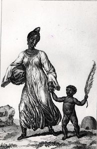 廷巴克图的女人，摘自雷内-凯利（1799-1838）的《汤布克图航行日志》。 作者 法语学校