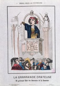 1871年公社期间的女子俱乐部 作者 法语学校