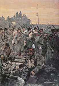 1912年至1913年巴尔干战役期间受伤的保加利亚士兵 作者 法语学校