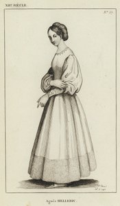 XII Siecle, Agnes Hellebic (雕刻) 作者 法语学校