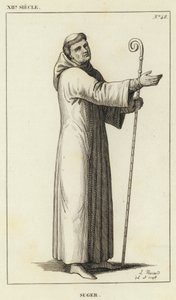 XII Siecle, Suger (engraving) 作者 法语学校