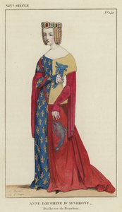 XIV Siecle，Anne Dauphine d