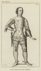XIV Siecle, Jean Chastelain de Terote (engraving) 作者 法语学校