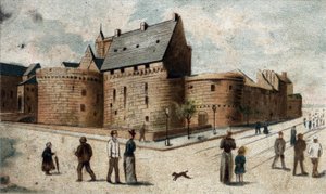 view of the castle of Nantes (lower Loire). 作者 法语学校