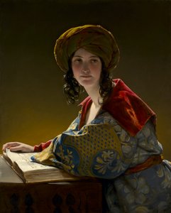 年轻的东方女人》，1838年。 作者 弗里德里希·阿默林