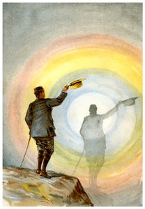 幽灵和圆形彩虹，1898年。 作者 弗里德里希·阿诺德·布罗克豪斯