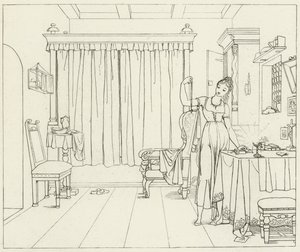 歌德的浮士德的插图 作者 弗里德里希·奥古斯特·莫里茨·雷茨奇
