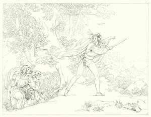 席勒的《冯德格洛克的谎言》或《钟声》的插图（版画）