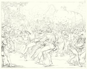 席勒的《冯德格洛克的谎言》或《钟声》的插图（版画） 作者 弗里德里希·奥古斯特·莫里茨·雷茨奇