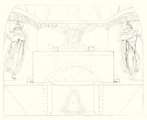 席勒的《冯德格洛克的谎言》或《钟声》的插图（版画） 作者 弗里德里希·奥古斯特·莫里茨·雷茨奇