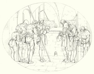 席勒的《冯德格洛克的谎言》或《钟声》的插图（版画）