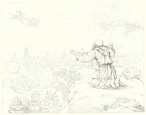 席勒的《钟声之歌》插图（雕刻）。