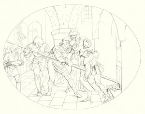 席勒的《冯德格洛克的谎言》或《钟声》的插图（版画） 作者 弗里德里希·奥古斯特·莫里茨·雷茨奇