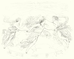席勒的《冯德格洛克的谎言》或《钟声》的插图（版画）
