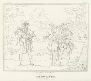 李尔王，第四幕，第六场（雕刻） 作者 弗里德里希·奥古斯特·莫里茨·雷茨奇