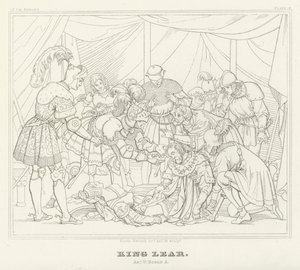 King Lear, Act V, Scene 3 (engraving) 作者 弗里德里希·奥古斯特·莫里茨·雷茨奇