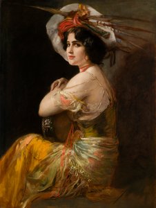 罗萨里奥-格雷罗饰演卡门，约1908年。