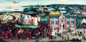 1520年6月7日在汉斯霍尔宾长老（14605-1524）之后在黄金布场举行会议