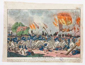 英雄布吕歇尔战斗，1815年6月16日，1815年 作者 弗里德里希·坎普