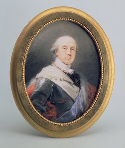 1790年拿骚锡根王子查尔斯·尼古拉斯·奥图尔的肖像（wc和象牙白水粉） 作者 Friedrich Heinrich Fuger