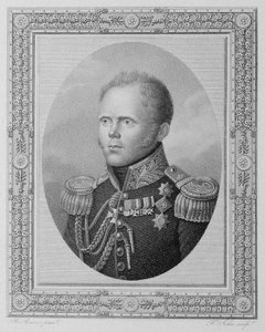 俄罗斯大公康斯坦丁-帕夫洛维奇的肖像，1779-1831年，19世纪第一季度。   作者 弗里德里希·约翰