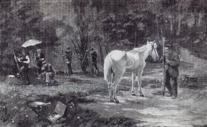 患者模型，来自&39;休闲时刻&39;，1888年（雕刻）