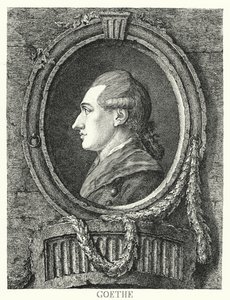 Johann Wolfgang von Goethe, German poet, novelist and playwright (engraving) 作者 弗里德里希·基什内尔