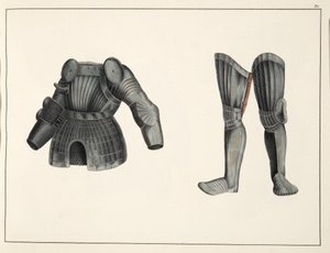 装甲，来自“侠义发展史”的作品，由Franz Kottenkamp博士撰写，由Carl Hoffmann出版，1842年 作者 弗里德里希·马丁·冯·赖比施