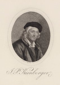 作曲家约翰·菲利普·柯恩伯格（Johann Philipp Kirnberger）的肖像1721-1783年。