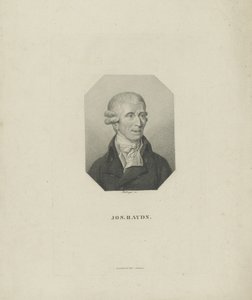 作曲家约瑟夫·海顿（Joseph Haydn）的肖像1732-1809，1818年。