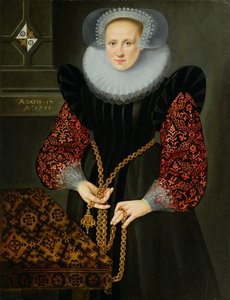 Aefge Gijbland的肖像，年龄十七岁，1598年