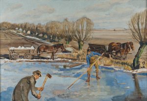 1927年，Farmhands取冰