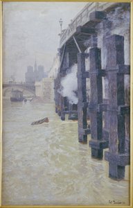 塞纳河，1893年12月 作者 约翰·弗雷德里克·陶洛