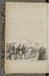 插图摘自国家图书馆的私人档案，标题为《1856年挪威之旅》，作者为弗里茨-冯-达德尔。 作者 弗里茨·冯·达德尔