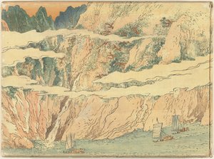 中国 30 幅卷轴画 - 最后一部分
支那三州伎乐图 - 伎乐图（物上题名） 作者 西村熊吉