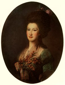 伯爵夫人桑蒂伯爵夫人肖像，1785年，1965年。 作者 费奥多尔·罗科托夫（Fyodor Rokotov）