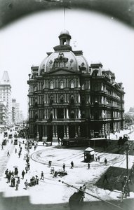 旧邮局，百老汇和公园街，纽约市，c.1900