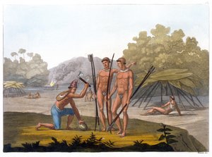 Patacho Tribesmen（彩色雕刻）