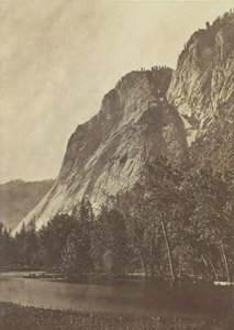 从下面看冰川岩，186699年。 作者 G. 法格斯汀