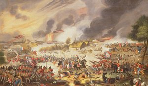 滑铁卢战役，1815年6月18日，1842年 作者 牛顿