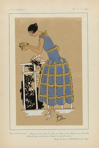 Très Parisien 1923 No 11: 13 - PAPILLON.- 精致的连衣裙，具有...... 作者 A. et Cie Prévost